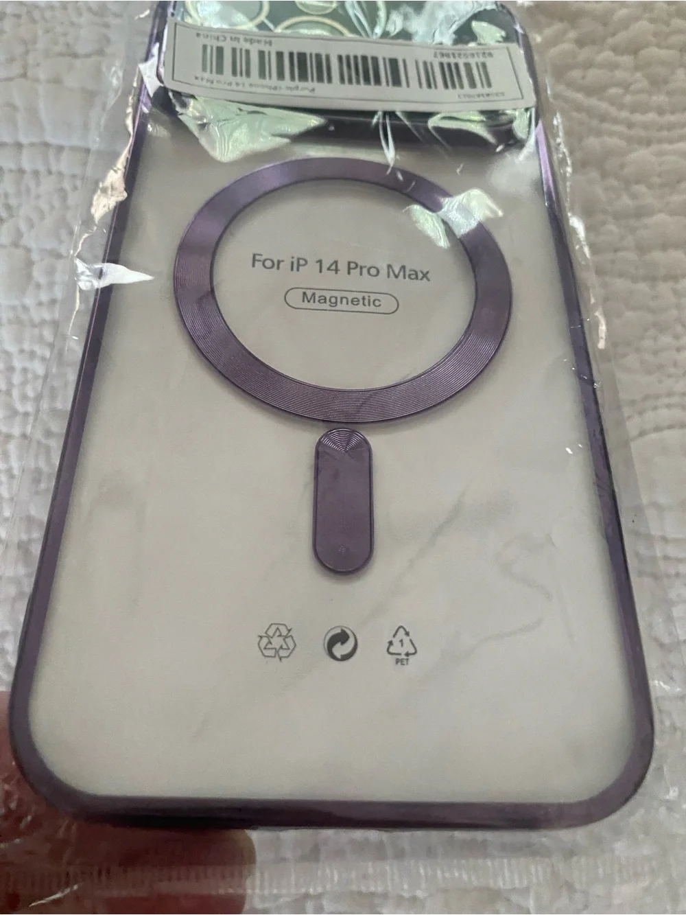 iPhone Phone Case Magnetic 14 Pro Max Purple NIP